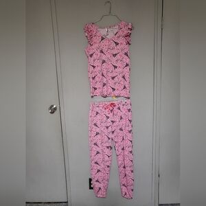 JCPenney Pink Eiffel Tower Pajama Set